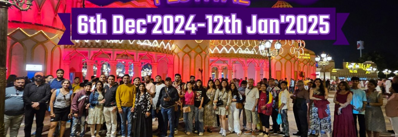 25-29 Dec 2024 - Hyderabad - Dubai - Hyderabad Fixed Departure