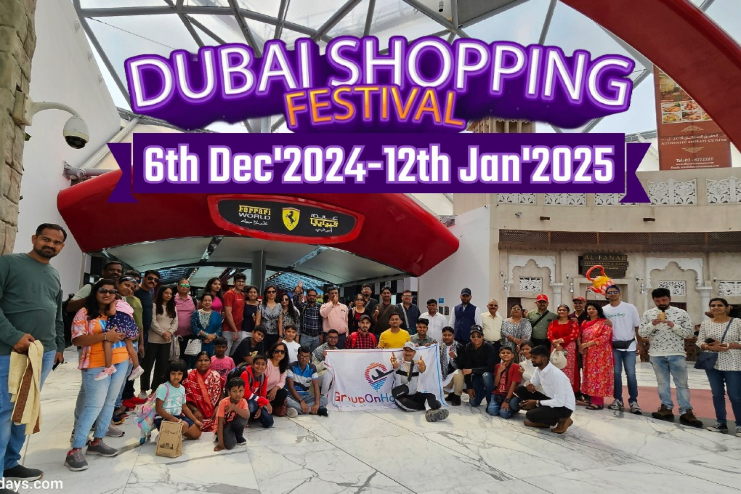 11-15 Dec 2024 - Mumbai - Dubai - Abu Dhabi - Mumbai Fixed Departure